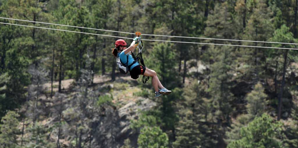 Seven Falls Reopens – With Zip Lines, A Restaurant and a Refurbished Creek