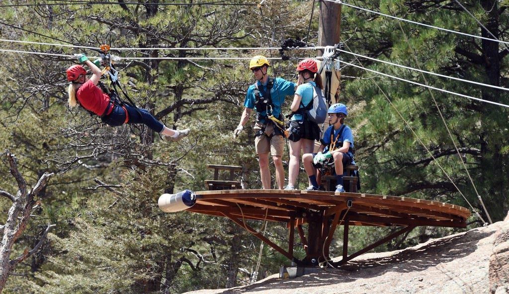 Zip Line Adds Thrill To Seven Falls Visit