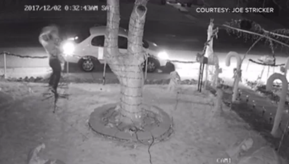 [WATCH] Father Sees Son Vandalizing Colorado Christmas Display, Immediately Boards Plane to Discipline