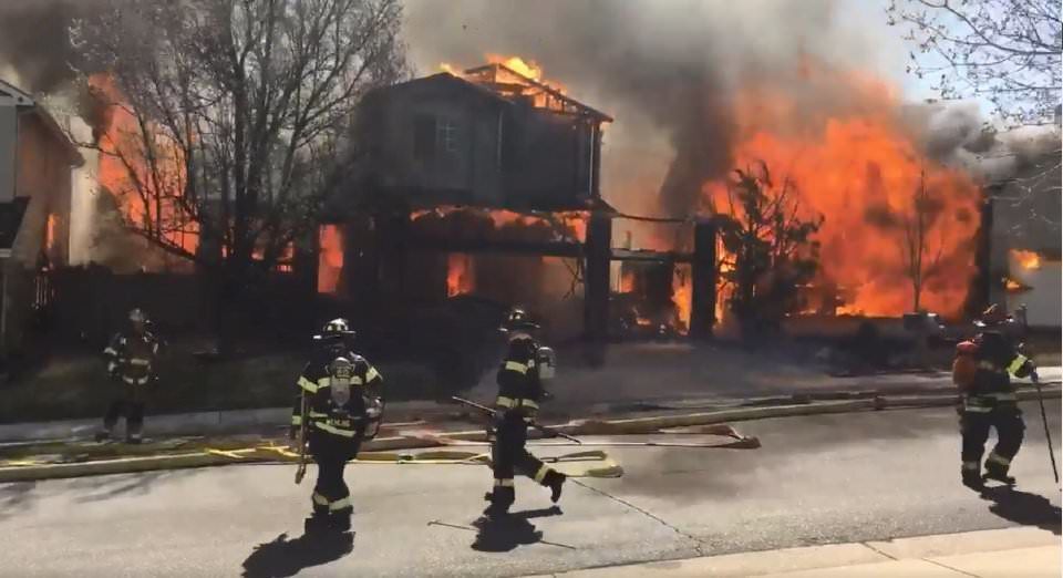 Multiple Fires in Douglas County, Homes Burning