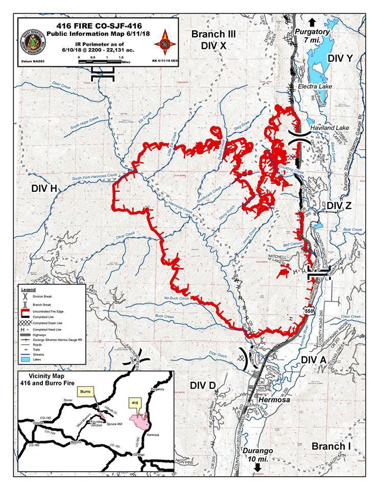 Durango fire doubles in size over weekend