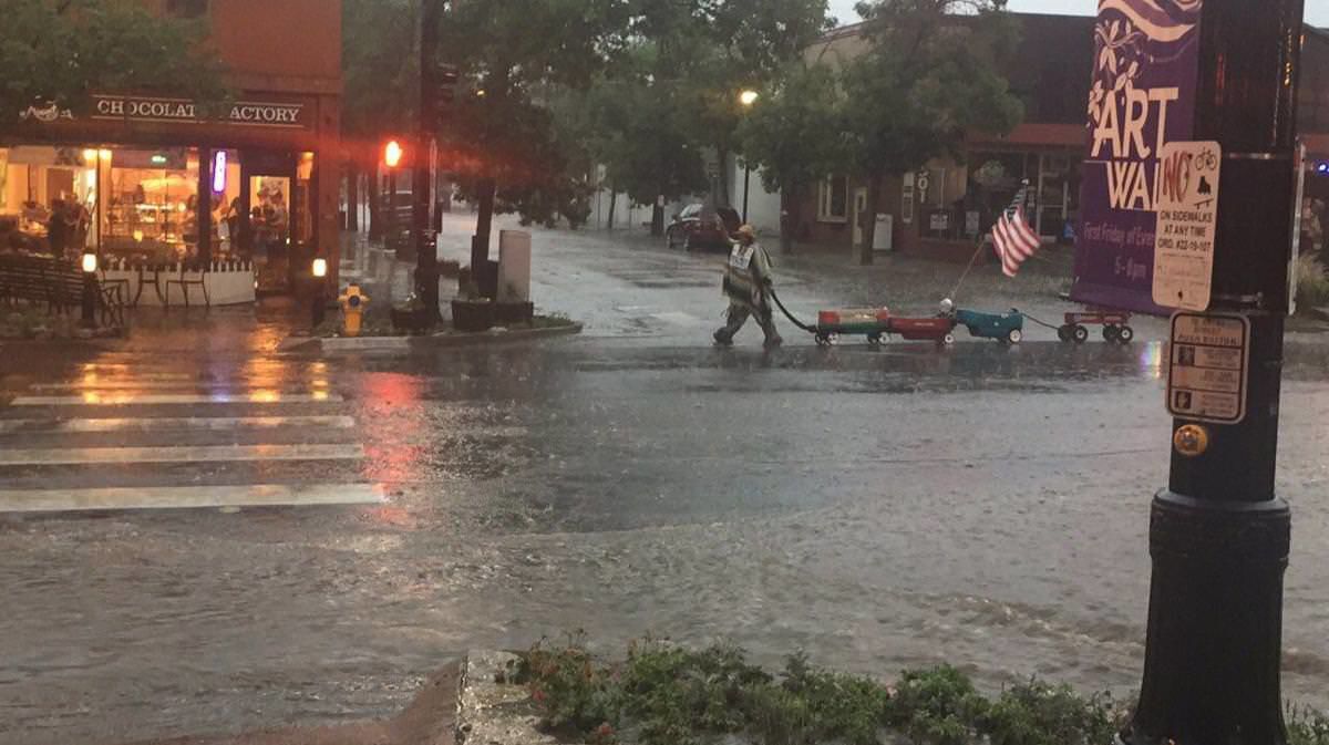 Parts of Manitou Springs Evacuated Due to Flooding; US 24 Closed Following Mudslide