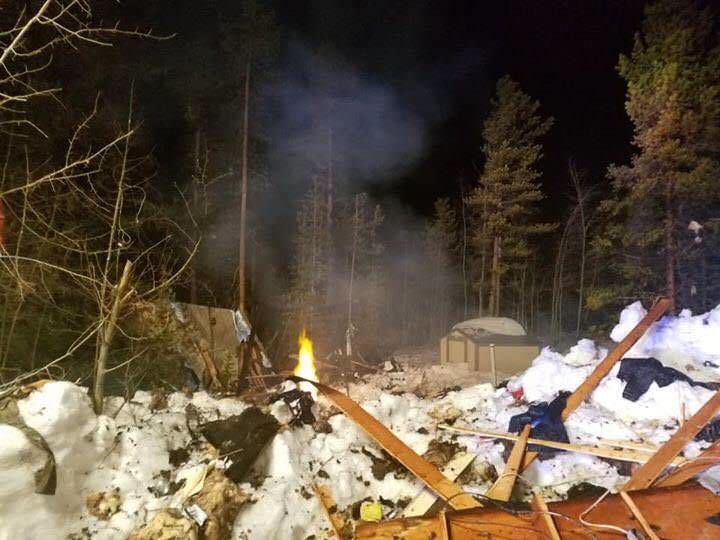 Home explodes in Colorado; Likely caused by snow slide