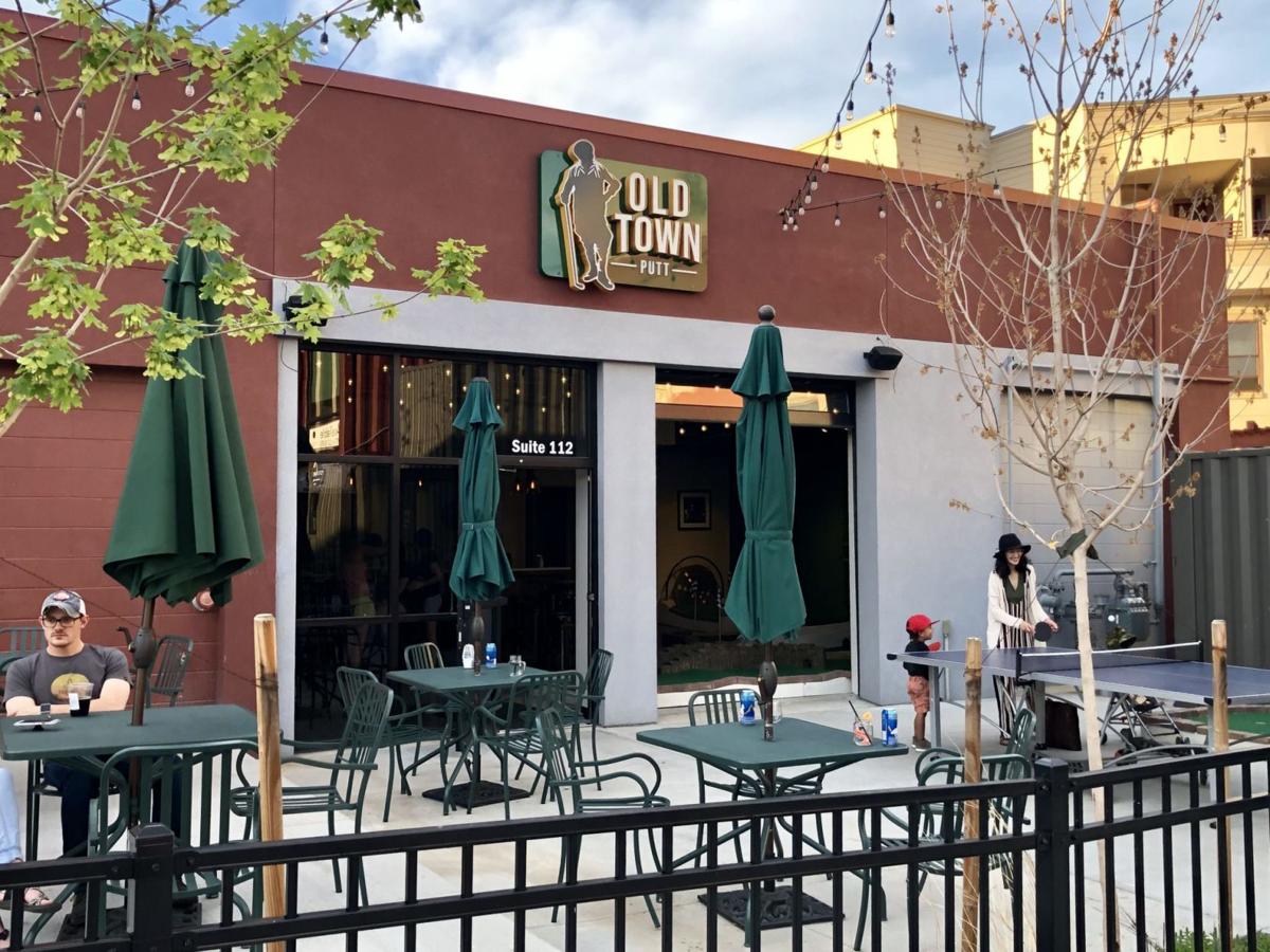 Golf with your dog at Old Town Putt in Fort Collins
