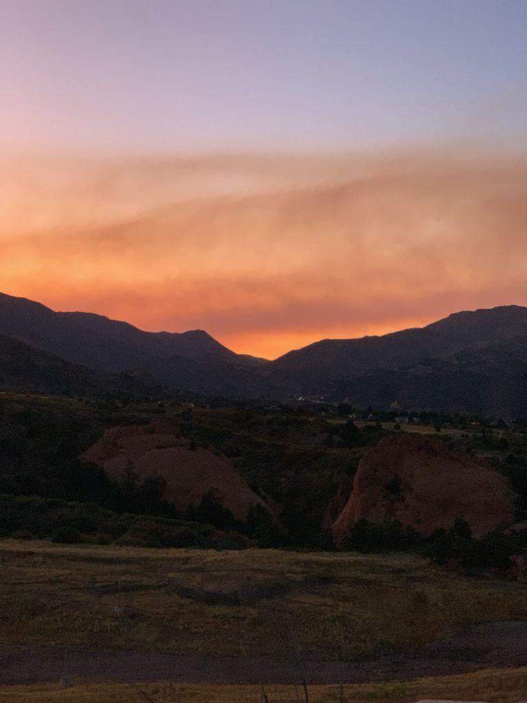 Smoke from wildfire covers Colorado’s Front Range