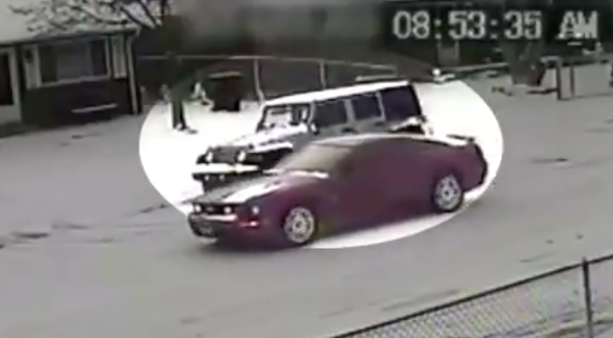 [WATCH] Speedy criminal steals “puffing” car in Denver