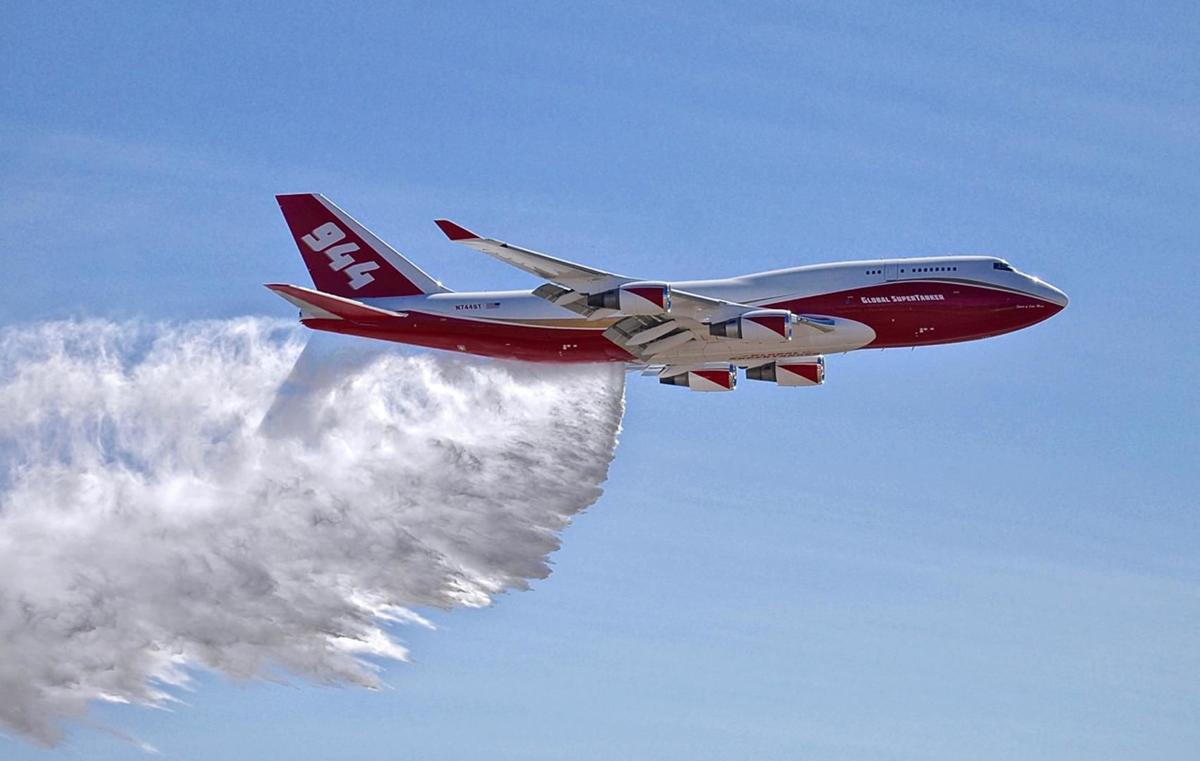 Colorado Springs-based Global SuperTanker fighting fires in California