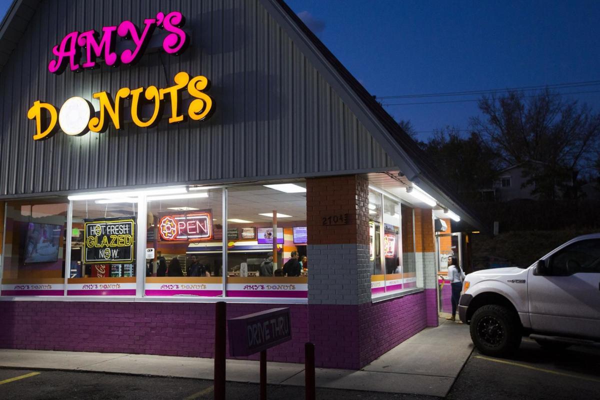 Car smashes through wall of Colorado donut shop