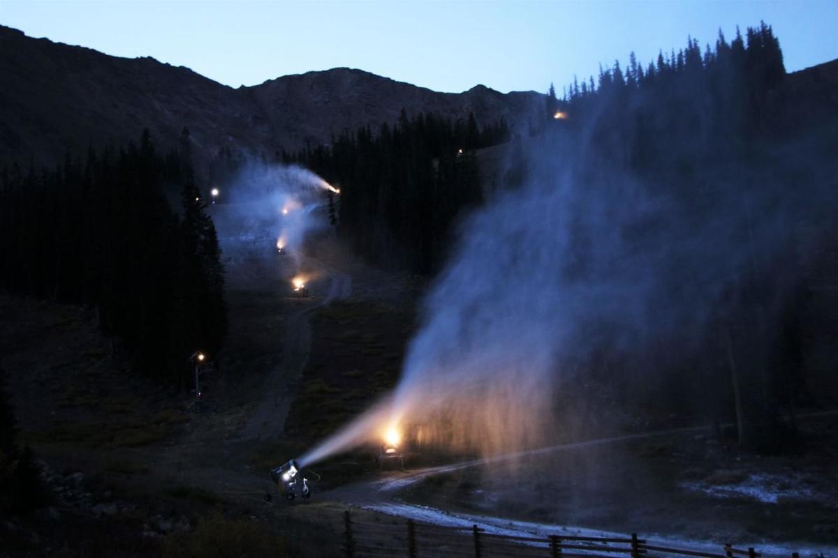 Snowmaking has officially begun in Colorado ski country