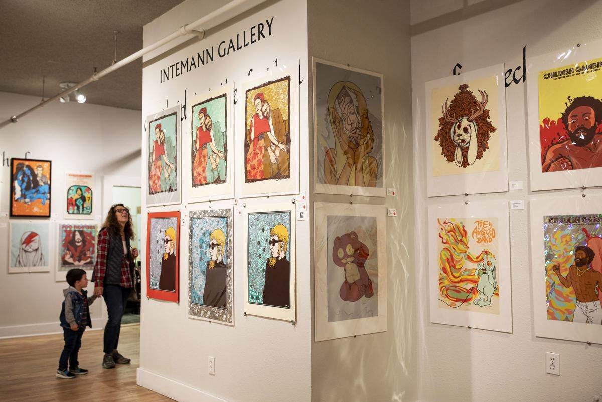 Jermaine Rogers, popular ‘gigposter’ artist, shows off art in his second home of Manitou Springs