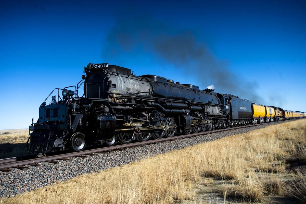Historic Big Boy locomotive touring Colorado for Transcontinental Railroad anniversary