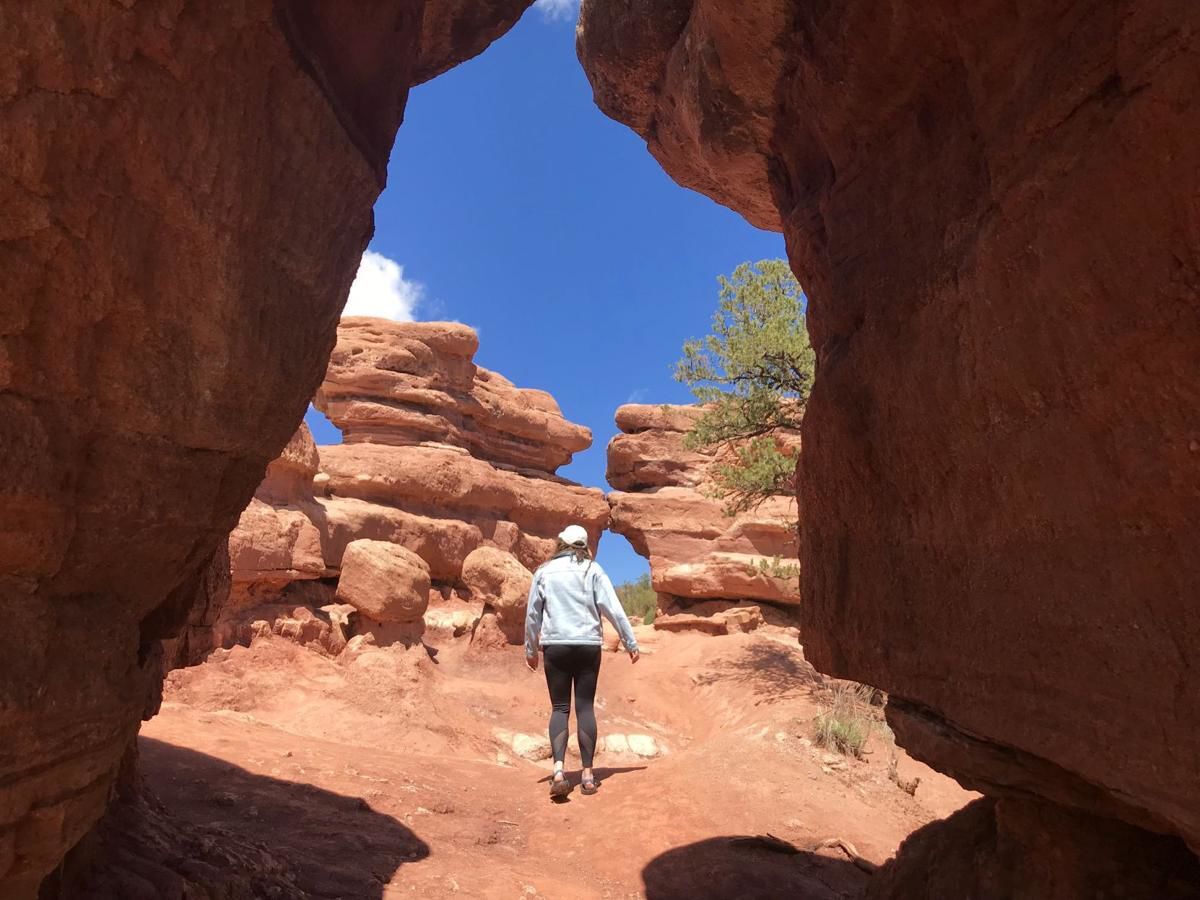 The hidden almost-arches at Garden of the Gods