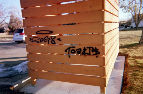 Authorities hunt for vandals after odd graffiti found in multiple Colorado parks