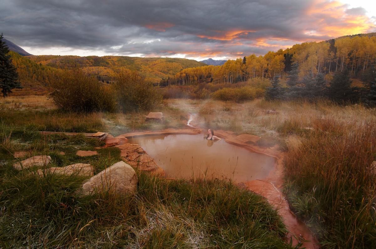Ghost town home to epic hot spring experience