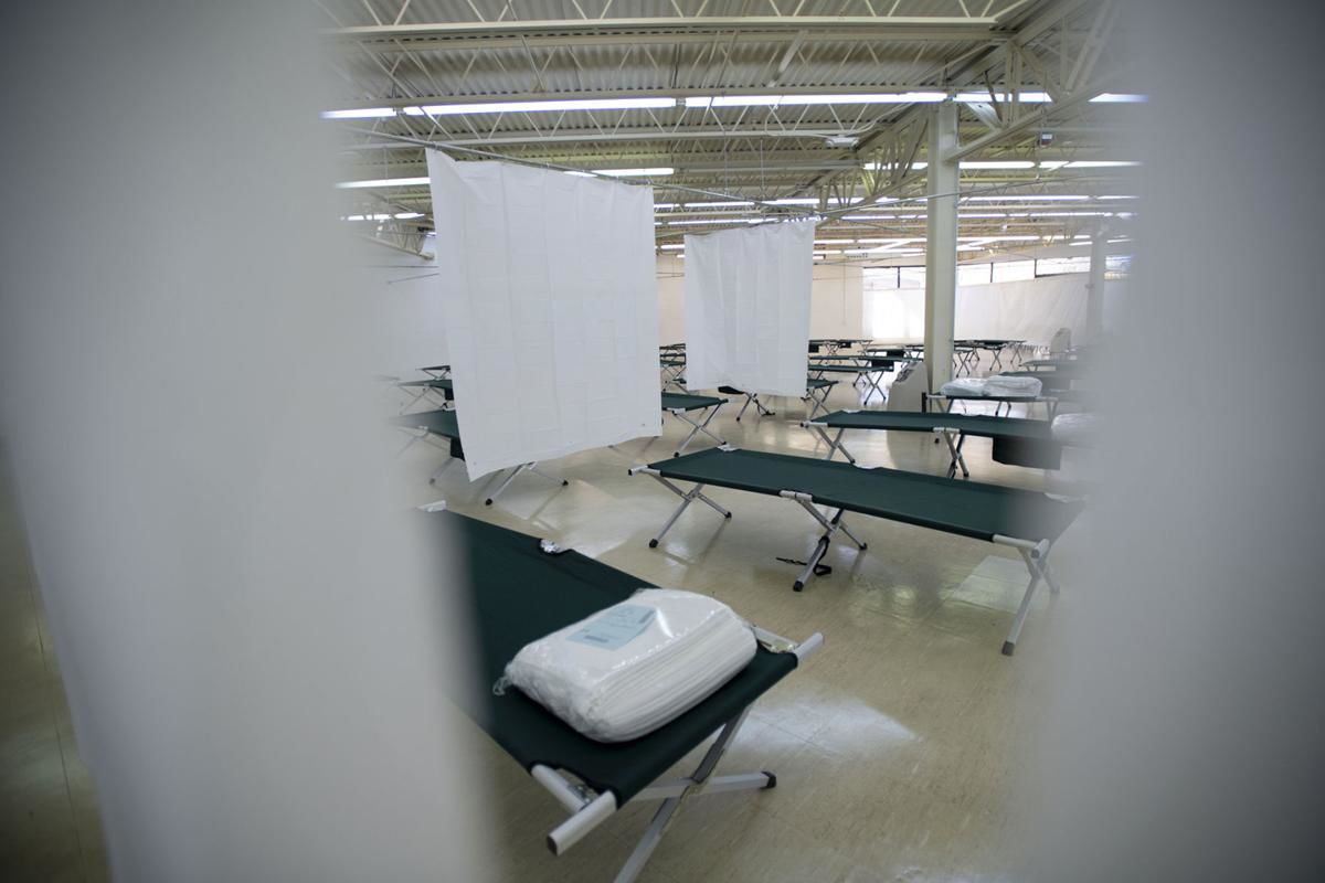 Cot-style hospital overflow site opens in Colorado mountain town amid COVID-19 outbreak