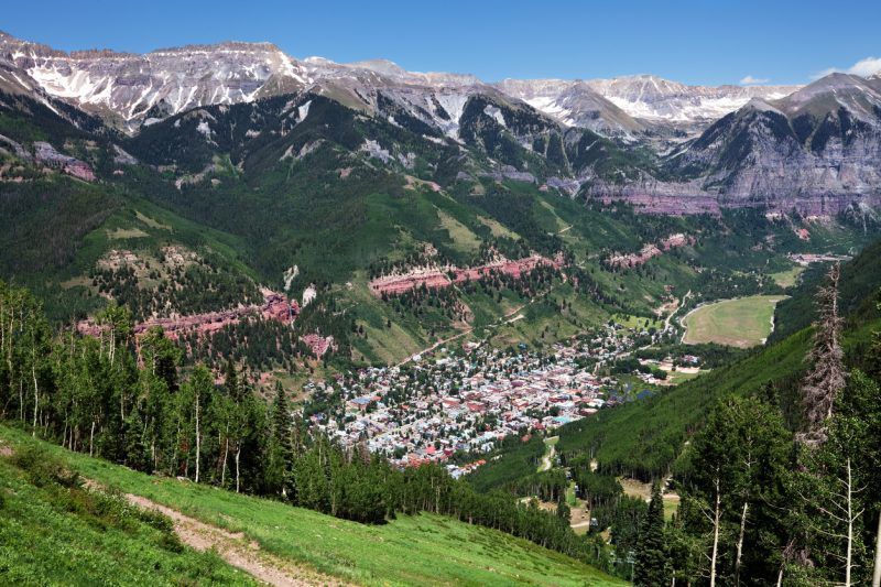 4. TellurideLocated in the southwest corner of the state, the box canyon village of Telluride offers up countless opportunities for adventure.Photo Credit: stevegeer (iStock).