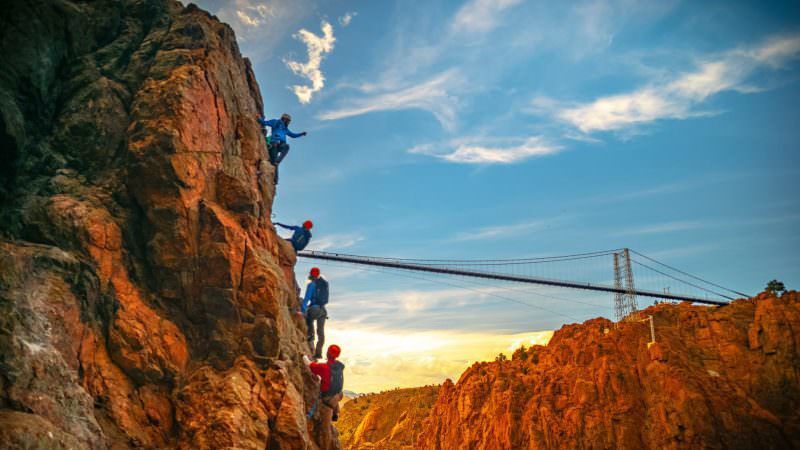 There's also a new via ferrata on-site that allows visitors to experience the Royal Gorge in an entirely new way.Photo Credit: VisitCOS.com.