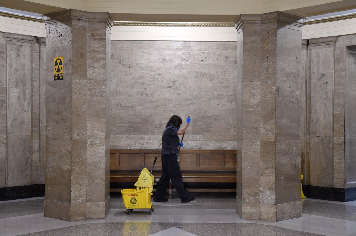 Denver janitors rally downtown for increased work hours