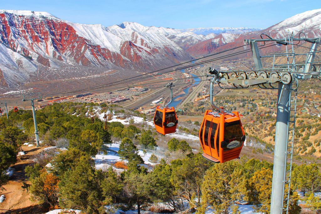 The bird’s-eye views begin with a gondola ride that brings visitors to Glenwood Caverns Adventure Park. Photo Courtesy: Glenwood Caverns Adventure Park