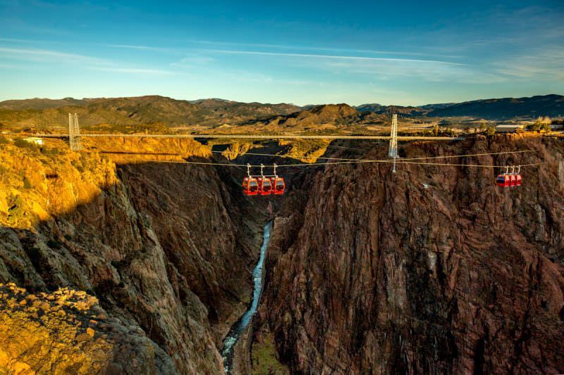 A visitor to the Royal Gorge Bridge and Park should be on every traveler's bucket list.Photo Credit: Eve Nagode, courtesy of Visit Colorado Springs.