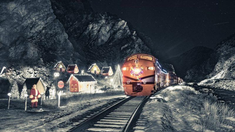 In the winter, purchase a ticket on the Royal Gorge Railroad for an extra special seasonal experience sure to fill you with holiday cheer. Or purchase a ticket year-round to take a train ride along the canyon floor.Photo Courtesy: Royal Gorge Route Railroad.