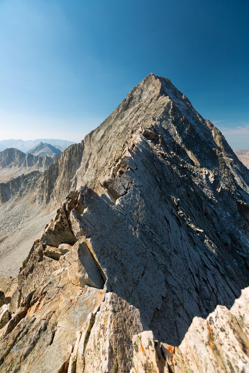 The famous Knife's Edge on Capital Peak a 14er in Colorado near Aspen. Photo Credit: EntropyWorkshop (iStock). (EntropyWorkshop)
