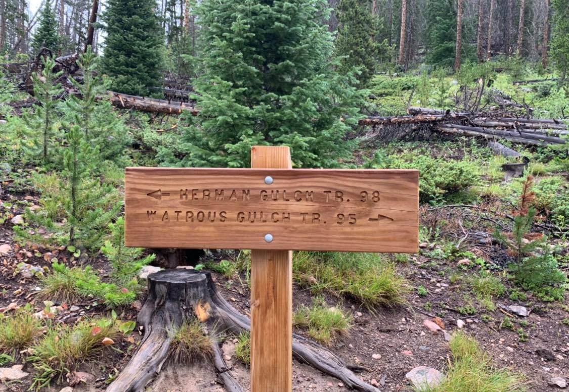 To get to the trail, you'll want to take exit 218 from I-70. From there, you'll make a sharp right onto Herman Gulch Road. There's a dirt parking lot located at the base of the trail. Parking fills up fast, so you'll want arrive early. Photo Credit: Breanna Sneeringer, OutThere Colorado.