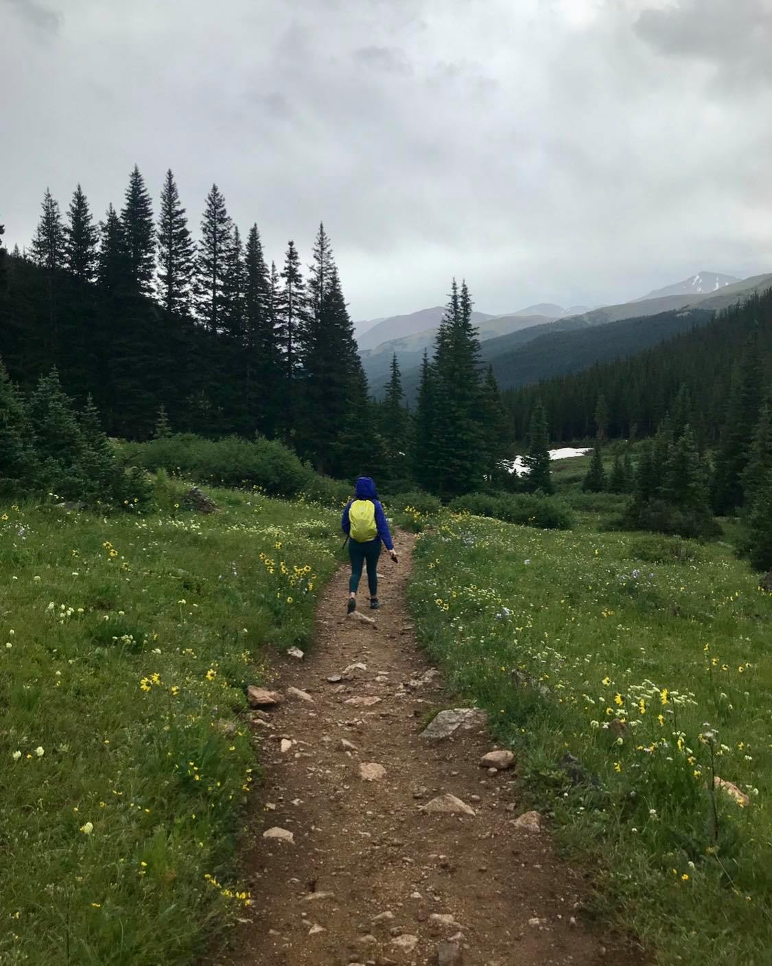 Stormy weather tends to roll into the high country around the afternoon. This is another reason to opt for an early morning start. Photo Credit: Ashley Bennett.