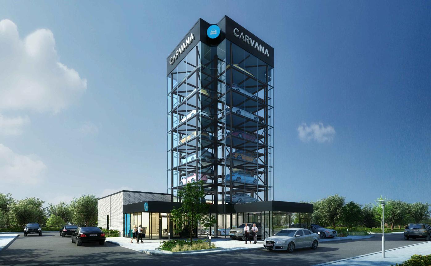 Carvana car vending machine proposed for Denver location