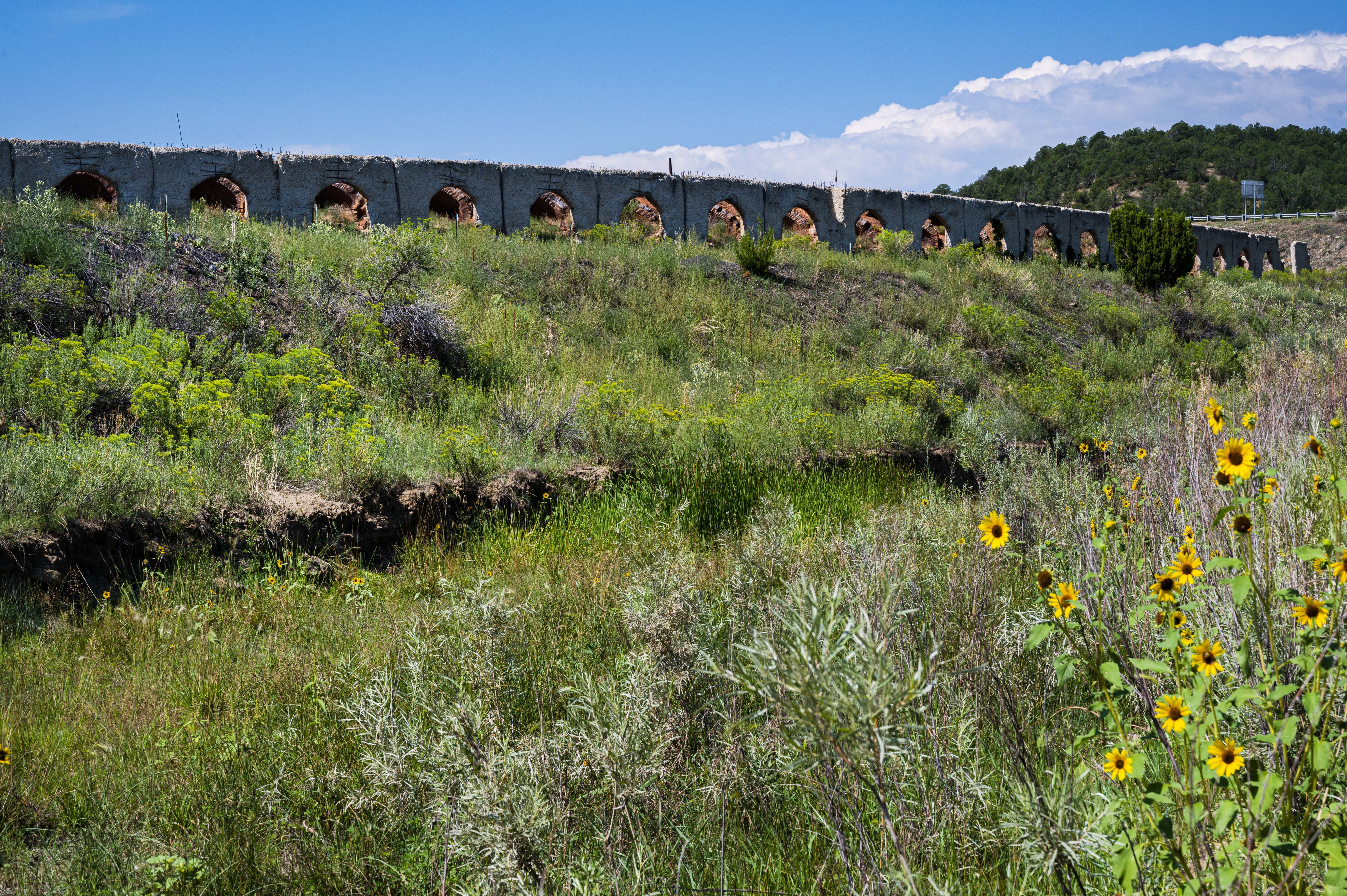 Old coke ovens used to process coal stand next to Highway 12 Tuesday, Aug. 18, 2020, near Cokedale and Trinidad Lake State Park. (The Gazette, Christian Murdock) (Christian Murdock/The Gazette)