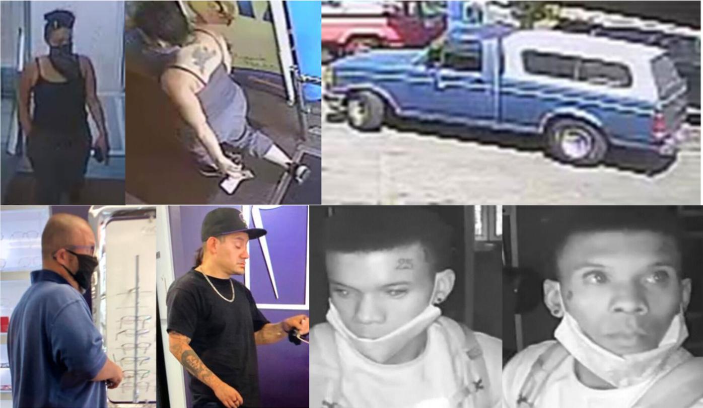 Police search for suspects in four burglaries, robberies