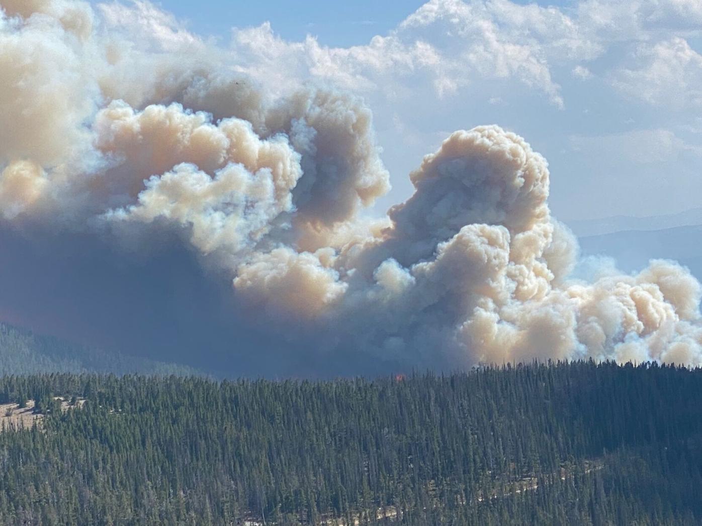 Cameron Peak fire activity increases facing critical fire weather