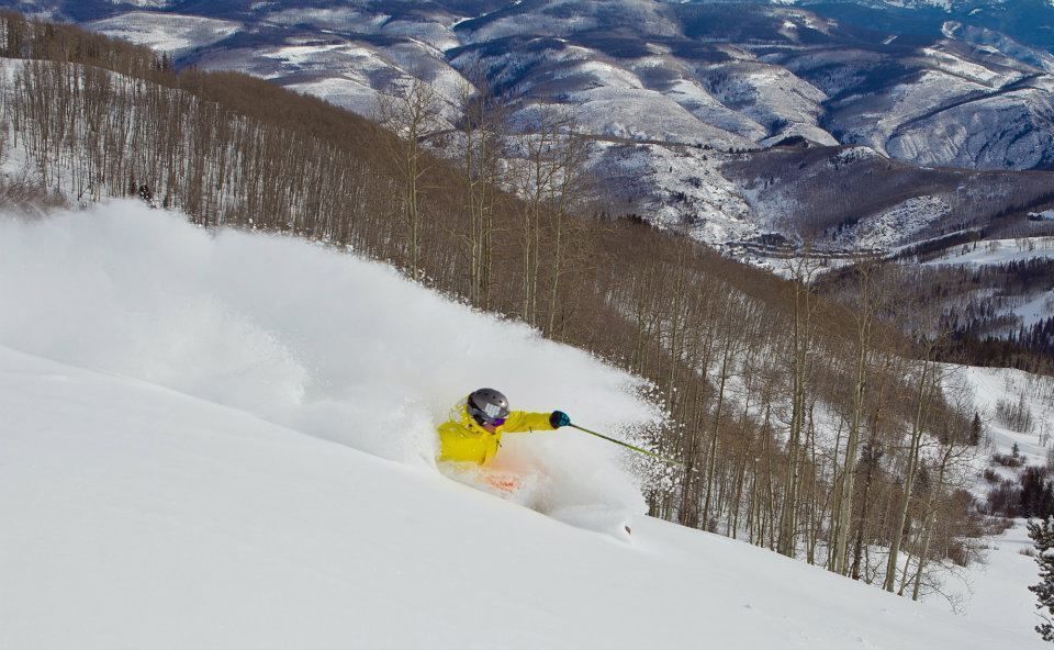 Palmer Hoyt finds more than a powder stash at Beaver Creek Resort. Courtesy of Beaver Creek Ski Resort