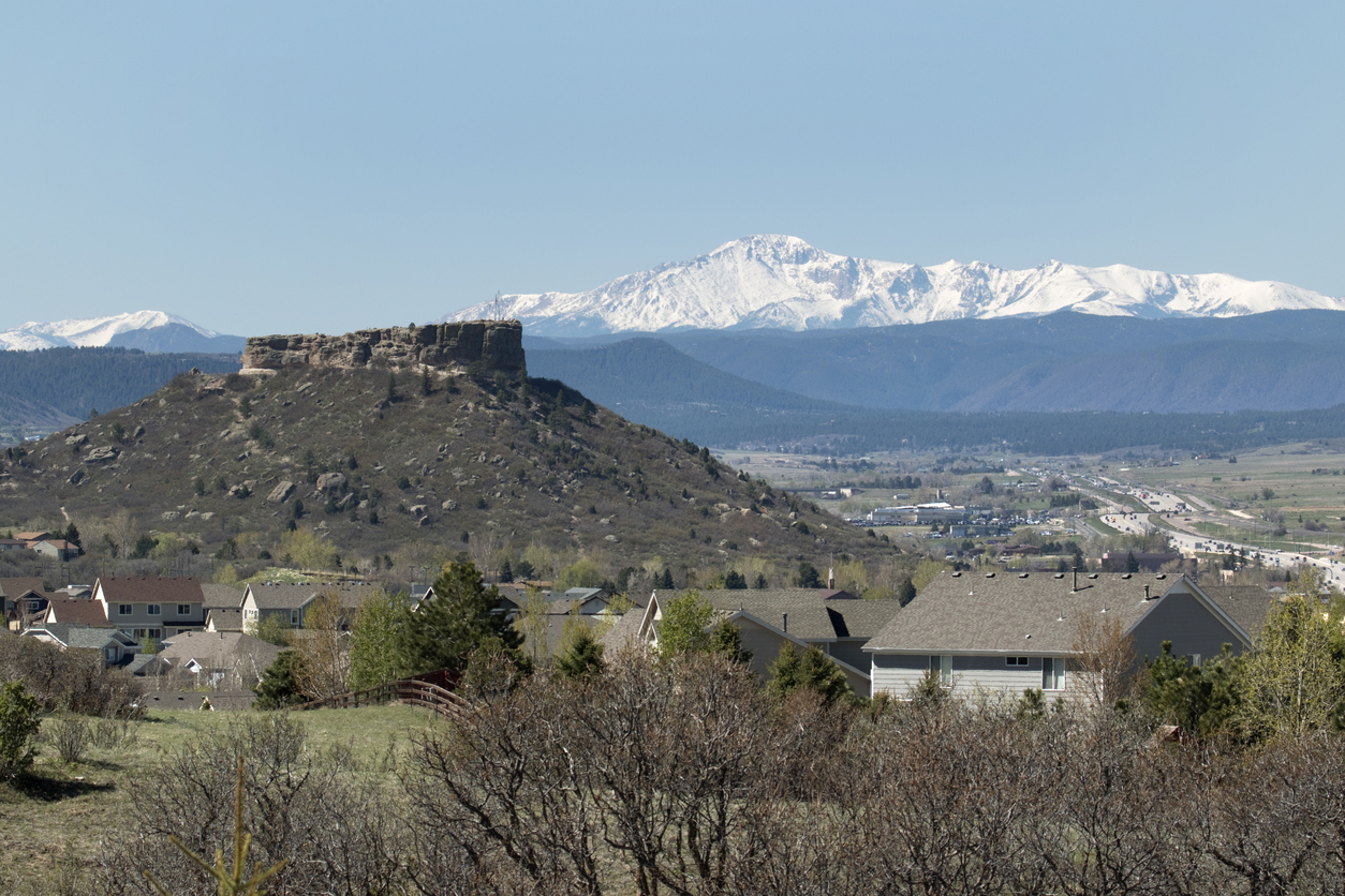 8. Castle Rock, ColoradoKnown for being home to a massive butte that resembles a castle on a hillside, Castle Rock is found along I-25 between Denver and Colorado Springs. The town is home to a huge amount of recreational area, which is said to encompass more than 25 percent of the town's total space. Castlewood Canyon State Park is perhaps the most notable destination found here, though a number of other great options are also present. An extremely low violent crime rate of .6 per 100,000 residents likely helped this town snag the 8th spot on Safewise's list of safest spots in Colorado.Photo Credit: milehightravler (iStock). (milehightraveler)
