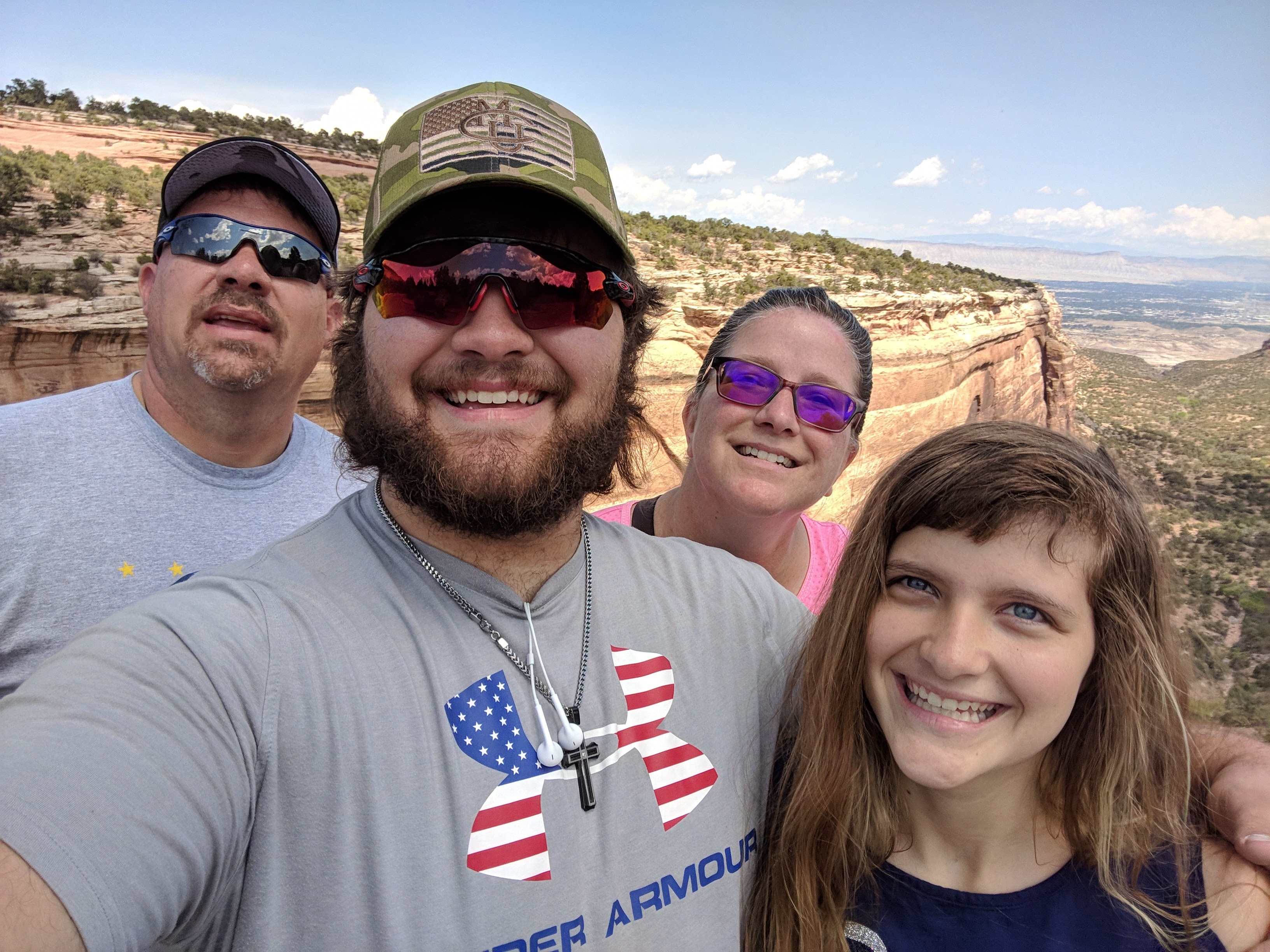 Kevin, Cody, Lea Ann and Sierra Lyster pose together. Cody died April 8 because of COVID-related symptoms. He was 21. (Photos Courtesy of Lea Ann Lyster)