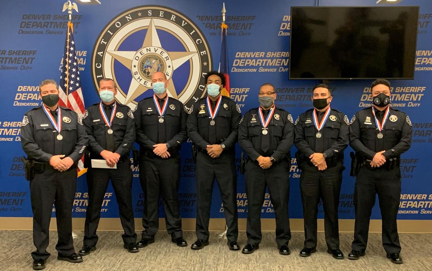 Several Denver County Sheriff Deputies awarded the Medal of Valor on Thursday