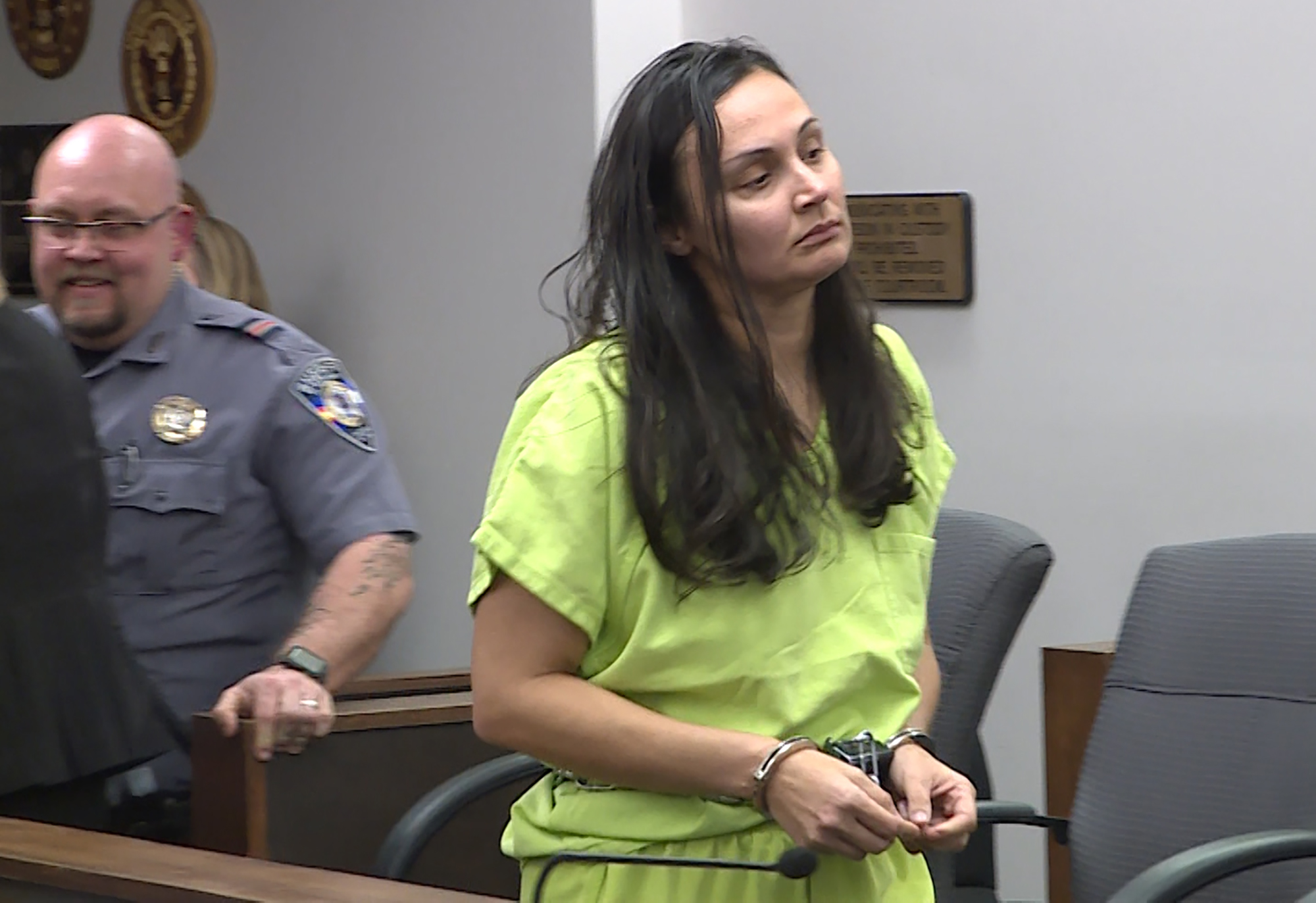 Letecia Stauch makes her first appearance in El Paso County District Court in 2020 in Colorado Springs. Stauch was formally charged with first-degree murder and three other counts. (KRDO-TV)