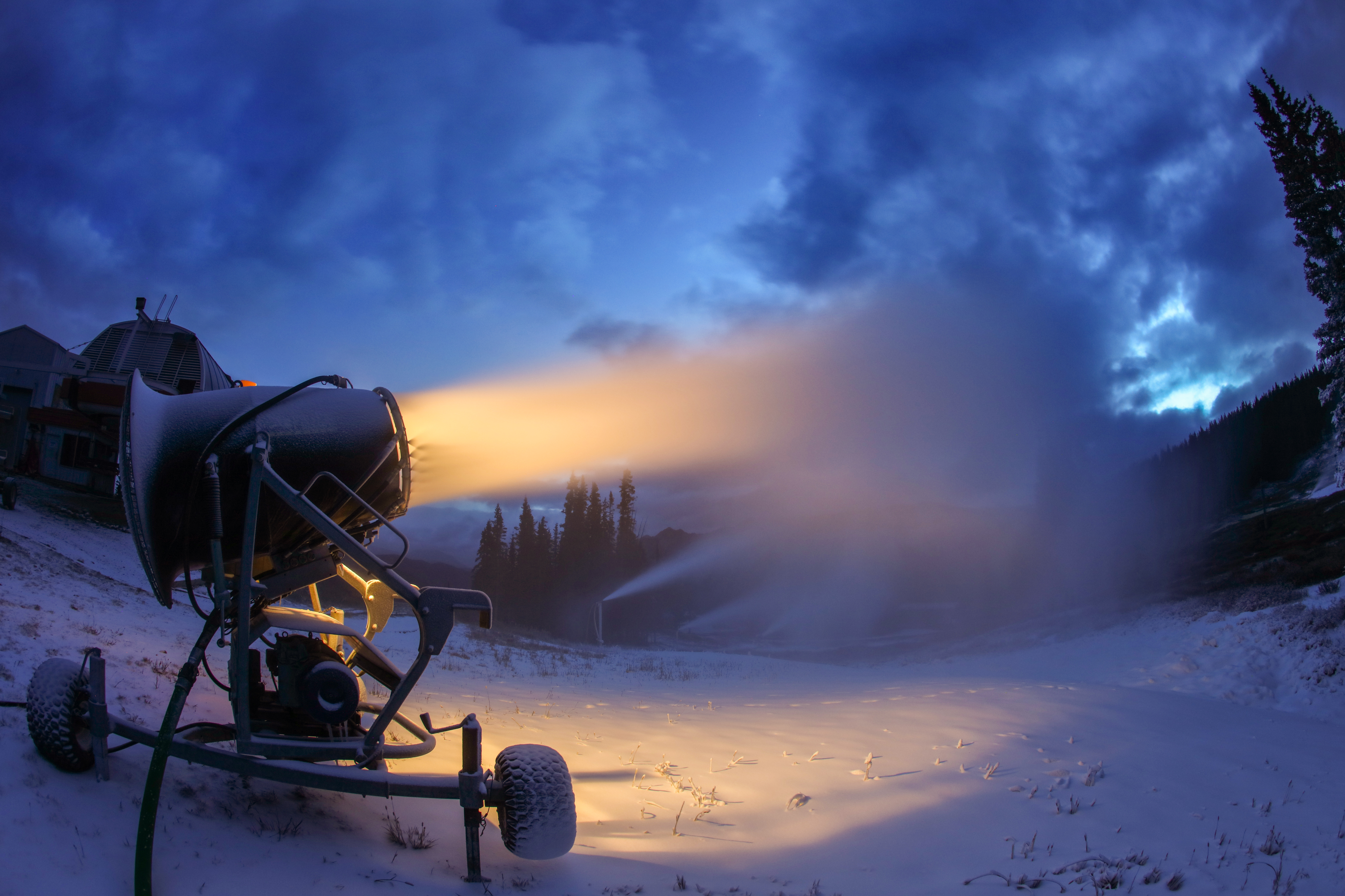 Snowmaking at Copper Mountain. (Tripp Fay, Copper Mountain Resort)