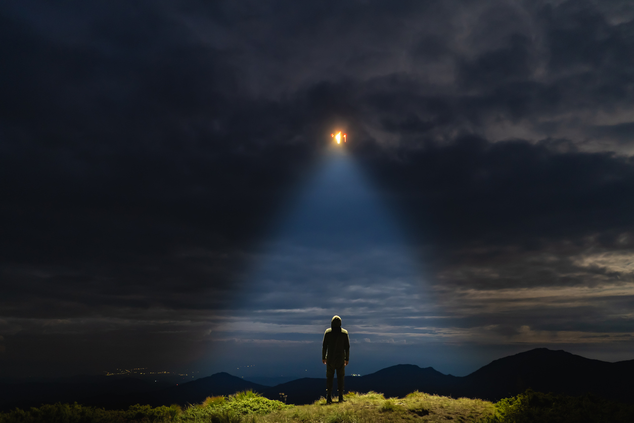 More recent reports of unusual sightings in Colorado’s sky can be found at the National UFO Reporting Center. Similar reports include bright ovals flying together or in erratic patterns seen in both daylight and at night from various places around the state.Photo Credit: Artem Peretiatko (iStock)