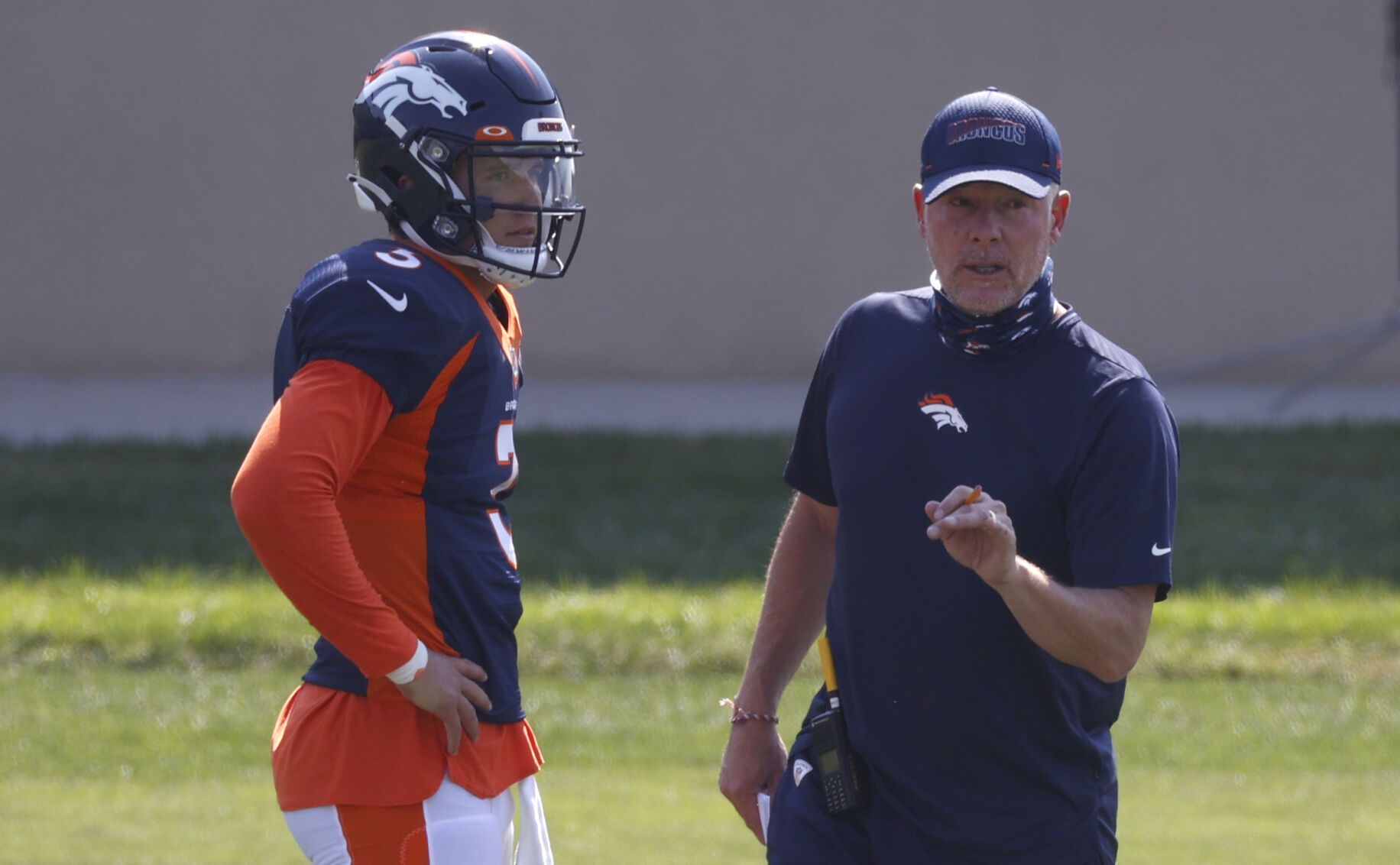 ‘I’m certainly proud of him’: Broncos’ Pat Shurmur reunited with son in Denver