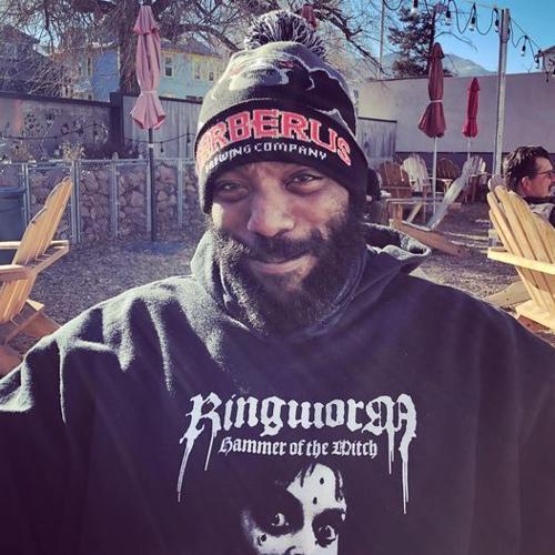 Cerberus logo pom beanie