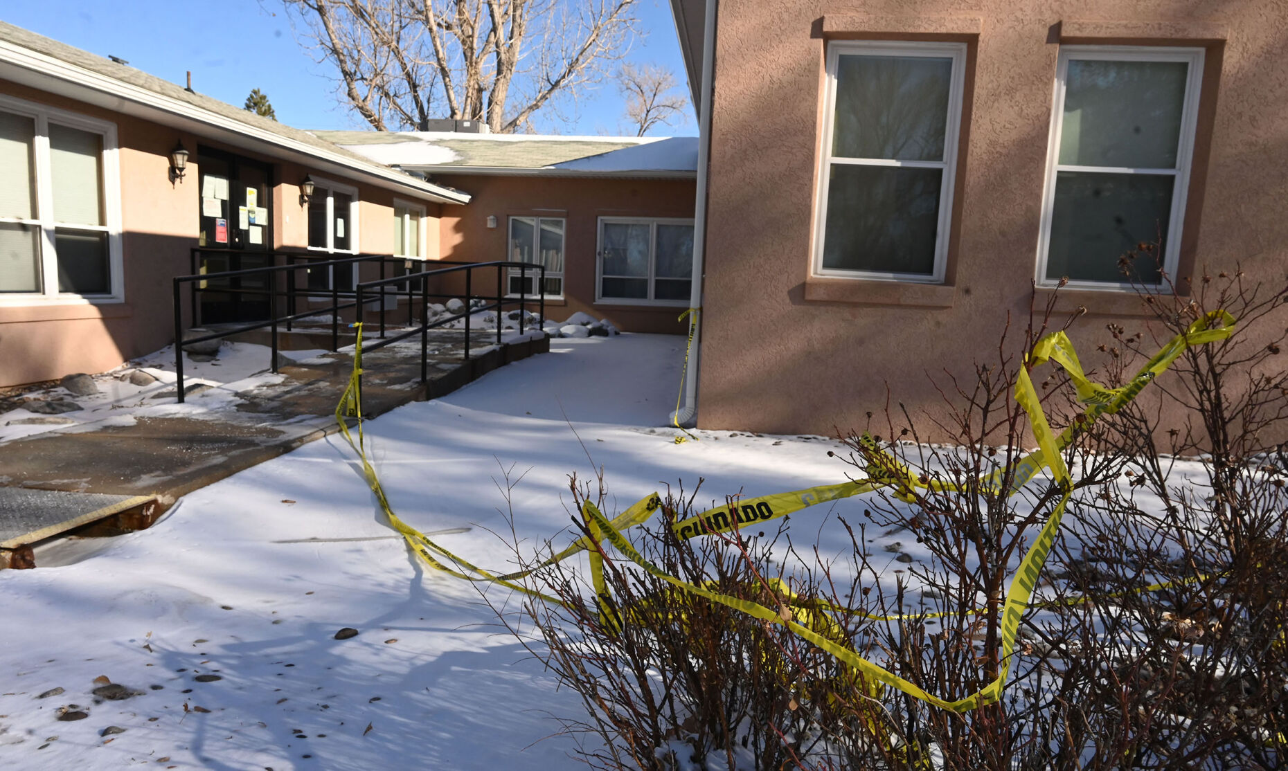 The nursing home at the Good Samaritan Society in Simla in Elbert County is where the National Guardsman that tested positive for the more contagious strain of the COVID virus was working. It is still unclear as to if this was where he caught it. Wednesday, Dec. 30, 2020. Simla is a very small, quiet rural town that is about an hour east of Colorado Springs on Hwy. 24.(Photo by Jerilee Bennett, The Gazette) (JERILEE BENNETT)