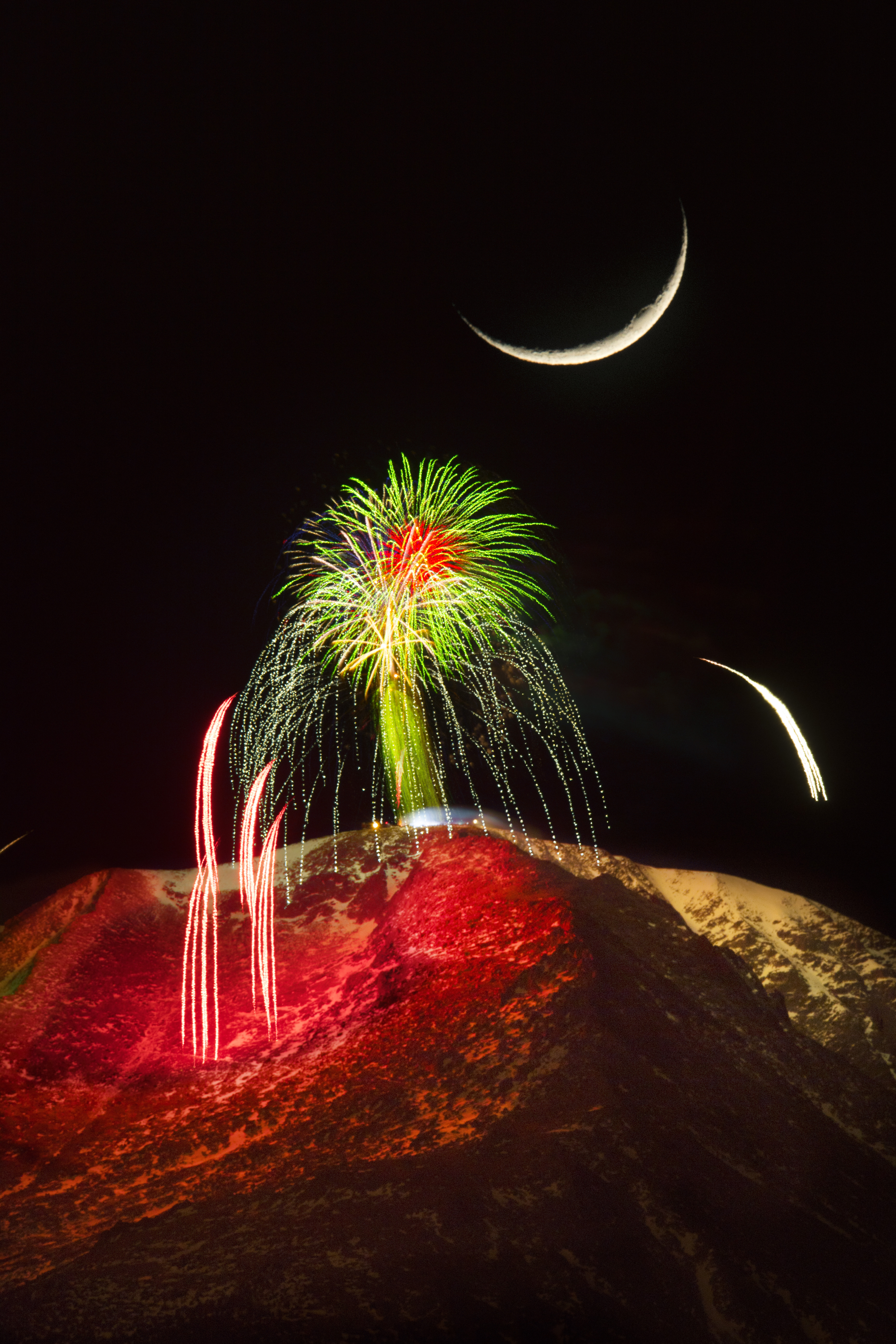 The AdAmAn Club sets off fireworks from the summit of Pikes Peak. It’s a tradition that has brought the club nationwide fame. (The denver Gazette file)
