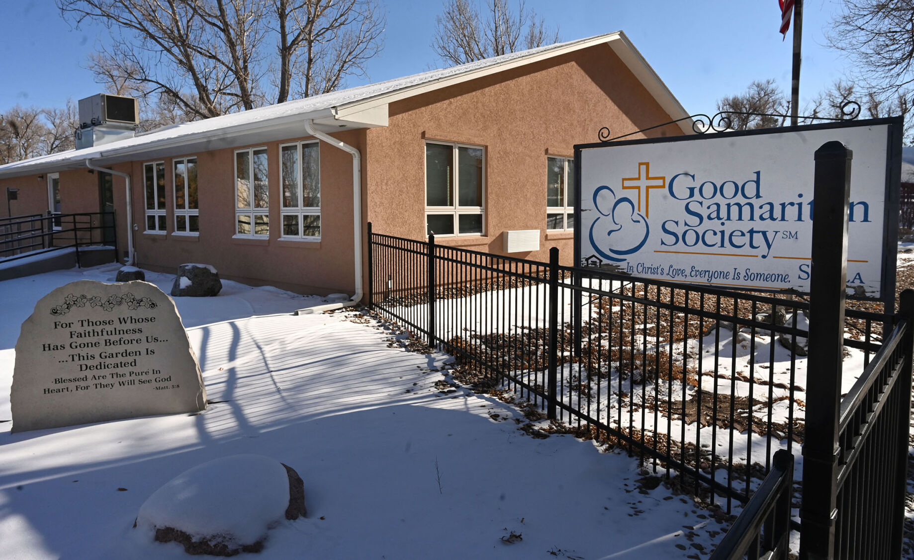 The nursing home at the Good Samaritan Society in Simla in Elbert County is where the National Guardsman that caught the more contagious strain of the COVID virus was working. It is still unclear as to if this was where he caught it. Wednesday, Dec. 30, 2020. Simla is a very small, quiet rural town that is about an hour east of Colorado Springs on Hwy. 24. (Photo by Jerilee Bennett, The Gazette) (JERILEE BENNETT)