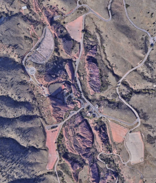 3. Red Rocks Park and AmphitheatreOne of the most famous North American music venues, Red Rocks Amphitheatre is a place where nature and music meet. It's known for the massive rock walls that surround the venue.Photo Credit: @2021 Google Maps.