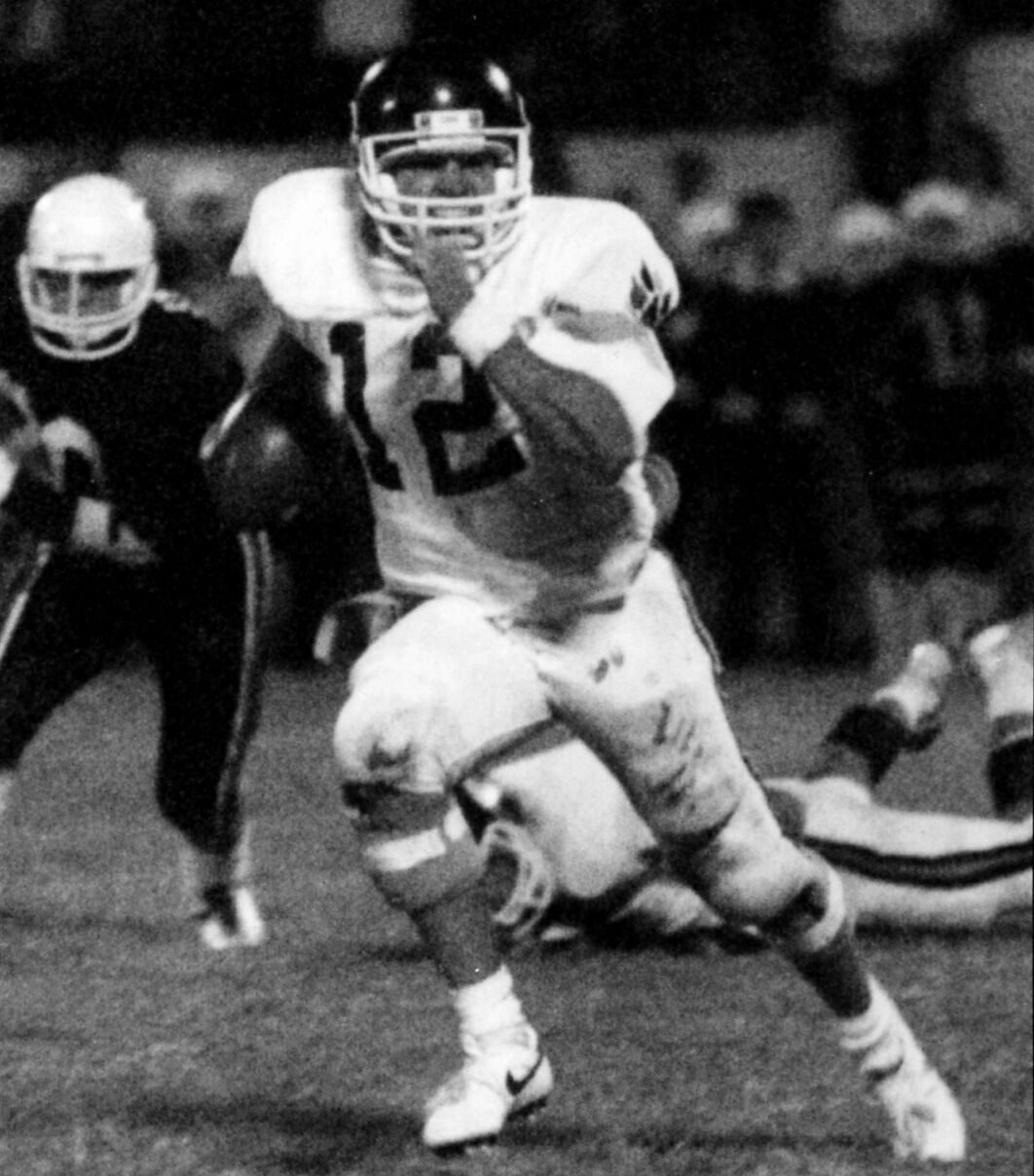 George Paton plays for Loyola High School of Los Angeles in 1987. Paton was named the Broncos’ new general manager Wednesday, Jan. 13, 2021. (Courtesy of Loyola High School of Los Angeles)