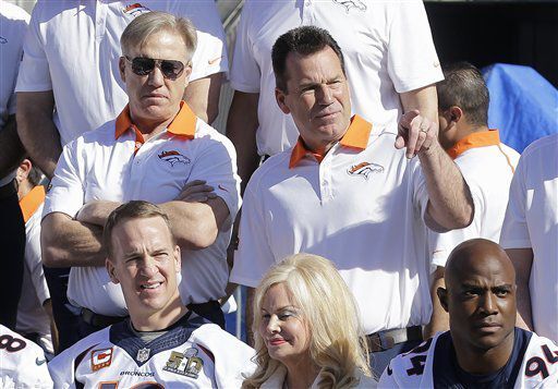 John Elway, Gary Kubiak, Peyton Manning, DeMarcus Ware