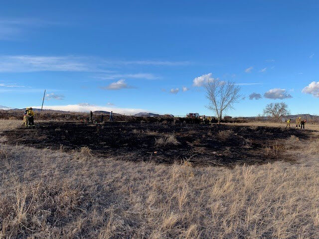 Shooting accident causes quarter-acre grass fire in Boulder County