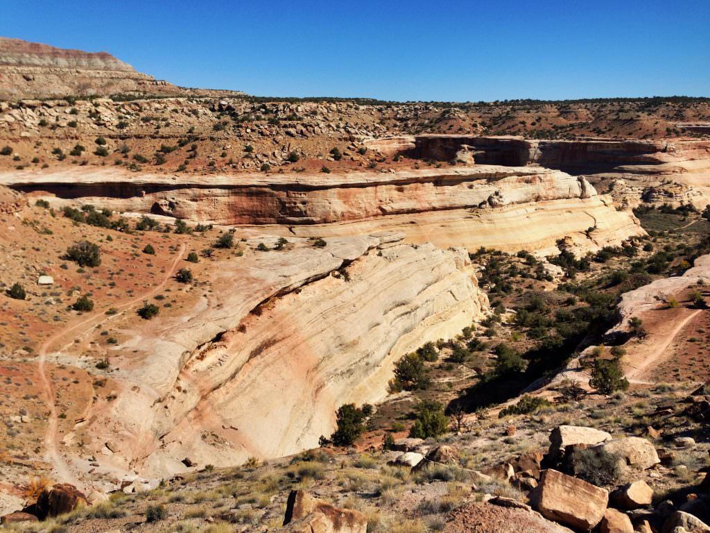 5. Rabbit Valley Mesa County (Grand Junction)Directly south from Dinosaur National Monument is Rabbit Valley in Grand Junction. The area features paleontological resources at the Mygatt-Moore Quarry. Fossil seekers can trek along the Trail Through Time, a 1.5-mile interpretive loop that features 140-million-year-old dinosaur fossils.Photo credit: TRAILSOURCE.COM (flickr).