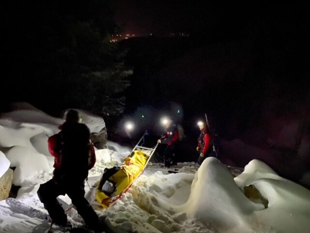 Steamboat officials rescue injured skier in 9-hour overnight mission